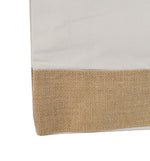 Canvas & Jute Bag with Leather Handle – custom branded corporate gift, Kaaf Creations UAE