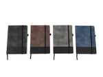 Two-tone Personalized PU Notebook – custom branded corporate gift, Kaaf Creations UAE