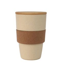 Wheat Straw Cork Grip PP Tumbler – custom branded corporate gift, Kaaf Creations UAE