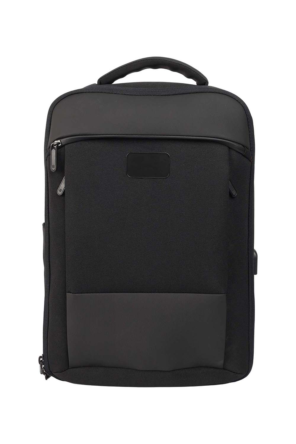 Black Leather Backpack – custom branded corporate gift, Kaaf Creations UAE