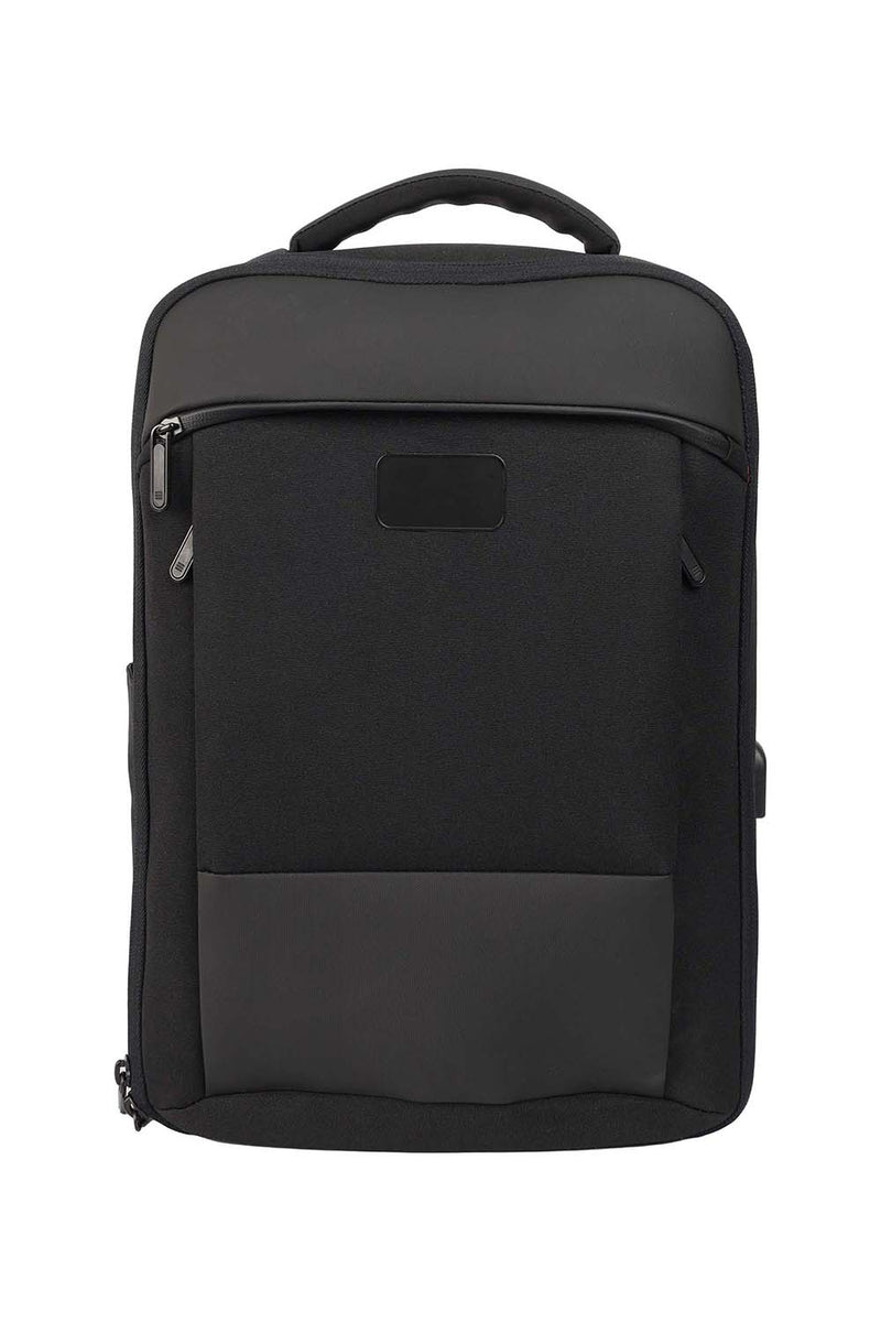 Black Leather Backpack – custom branded corporate gift, Kaaf Creations UAE