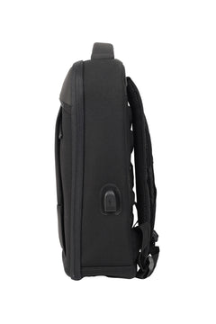 Black Leather Backpack – custom branded corporate gift, Kaaf Creations UAE