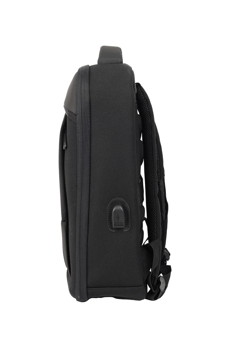 Black Leather Backpack – custom branded corporate gift, Kaaf Creations UAE