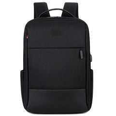 Leather & Fabric Backpack – custom branded corporate gift, Kaaf Creations UAE