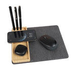 RPET Mousepad with Wireless Charger – custom branded corporate gift, Kaaf Creations UAE