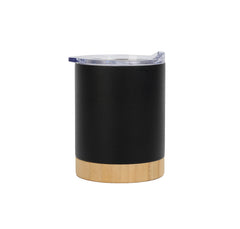 Bamboo Base Stainless Steel Mug – custom branded corporate gift, Kaaf Creations UAE