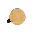 Bamboo Base Stainless Steel Mug – custom branded corporate gift, Kaaf Creations UAE