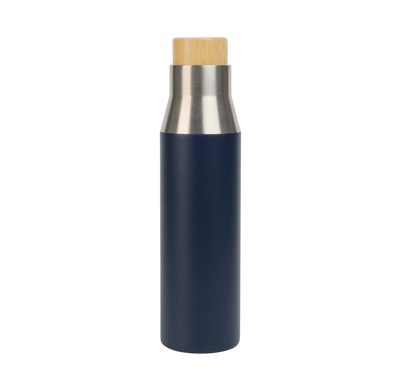 Vaccum Bottle with Bamboo Lid – custom branded corporate gift, Kaaf Creations UAE