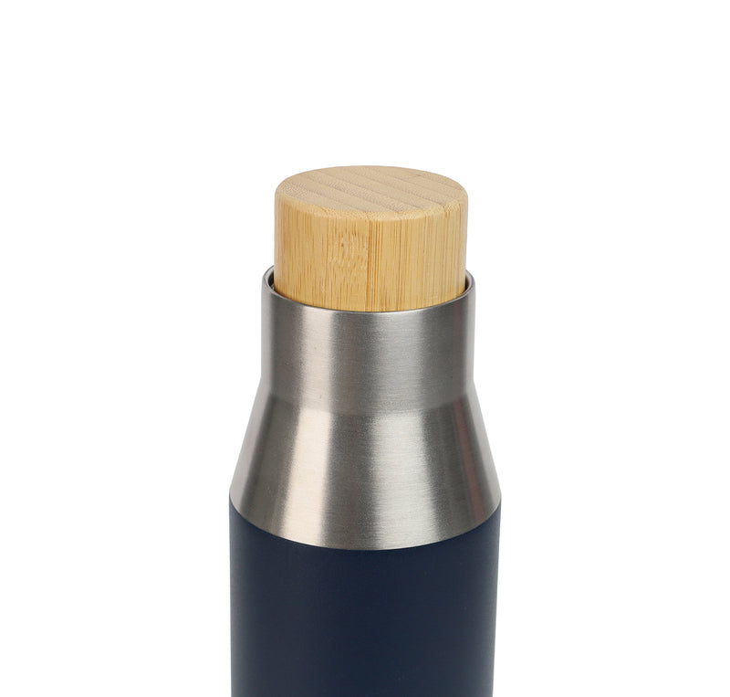Vaccum Bottle with Bamboo Lid – custom branded corporate gift, Kaaf Creations UAE