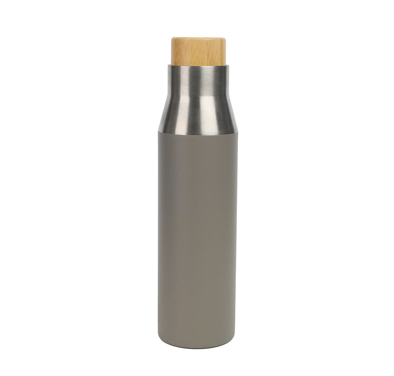 Vaccum Bottle with Bamboo Lid – custom branded corporate gift, Kaaf Creations UAE