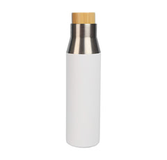 Vaccum Bottle with Bamboo Lid – custom branded corporate gift, Kaaf Creations UAE