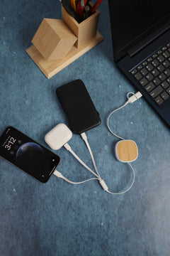 Fast Charging Cable – Pink October Edition – custom branded corporate gift, Kaaf Creations UAE