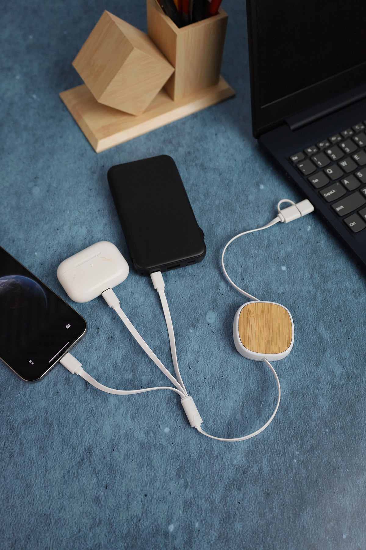 Fast Charging Cable – Pink October Edition – custom branded corporate gift, Kaaf Creations UAE