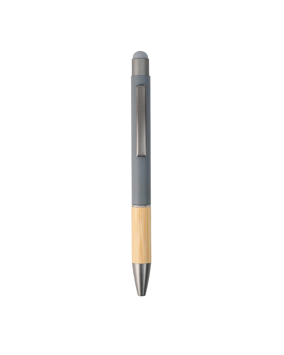 Metal Ball Pen with Bamboo Grip – custom branded corporate gift, Kaaf Creations UAE