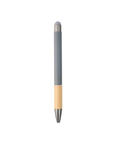 Metal Ball Pen with Bamboo Grip – custom branded corporate gift, Kaaf Creations UAE