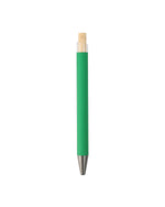 Metal Ball Pen with Bamboo Button – custom branded corporate gift, Kaaf Creations UAE