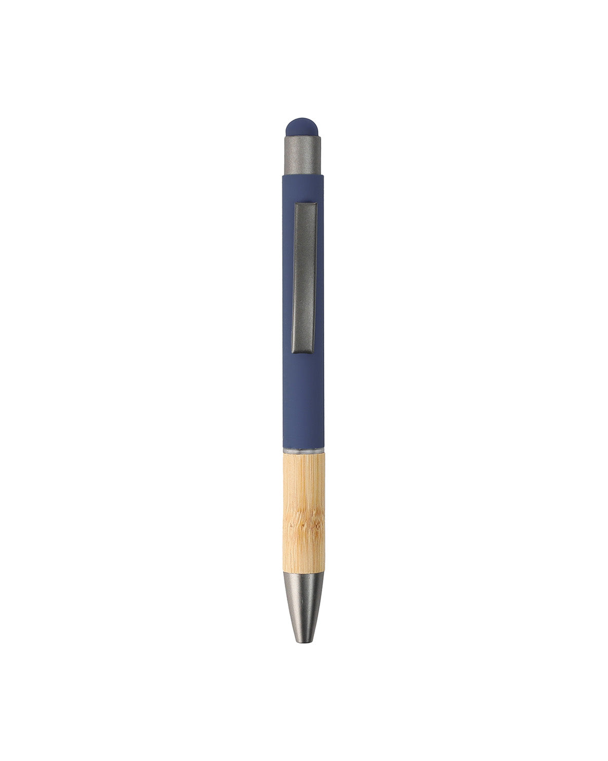 Metal Ball Pen with Bamboo Grip – custom branded corporate gift, Kaaf Creations UAE