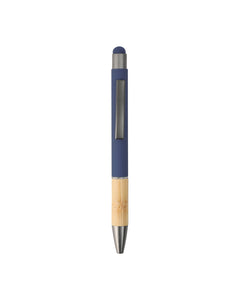 Metal Ball Pen with Bamboo Grip – custom branded corporate gift, Kaaf Creations UAE