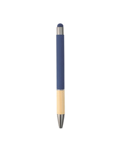 Metal Ball Pen with Bamboo Grip – custom branded corporate gift, Kaaf Creations UAE
