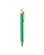 Metal Ball Pen with Bamboo Button – custom branded corporate gift, Kaaf Creations UAE