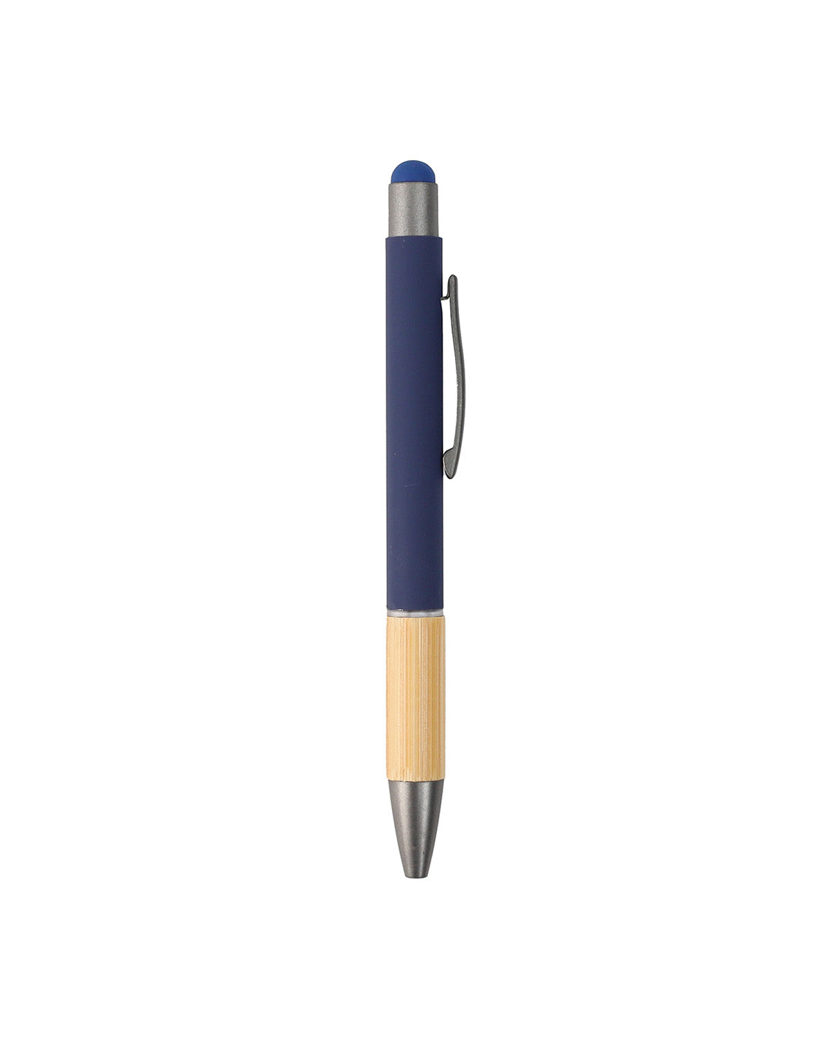 Metal Ball Pen with Bamboo Grip – custom branded corporate gift, Kaaf Creations UAE