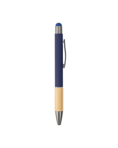 Metal Ball Pen with Bamboo Grip – custom branded corporate gift, Kaaf Creations UAE