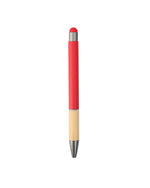 Metal Ball Pen with Bamboo Grip – custom branded corporate gift, Kaaf Creations UAE