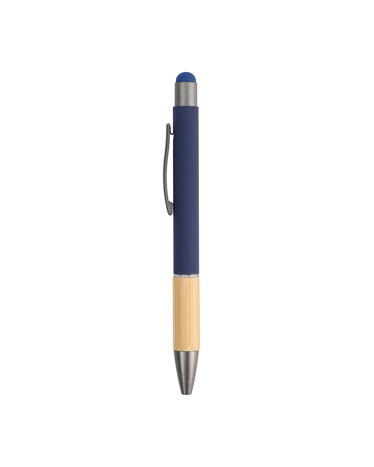 Metal Ball Pen with Bamboo Grip – custom branded corporate gift, Kaaf Creations UAE