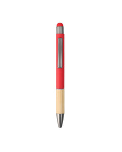 Metal Ball Pen with Bamboo Grip – custom branded corporate gift, Kaaf Creations UAE