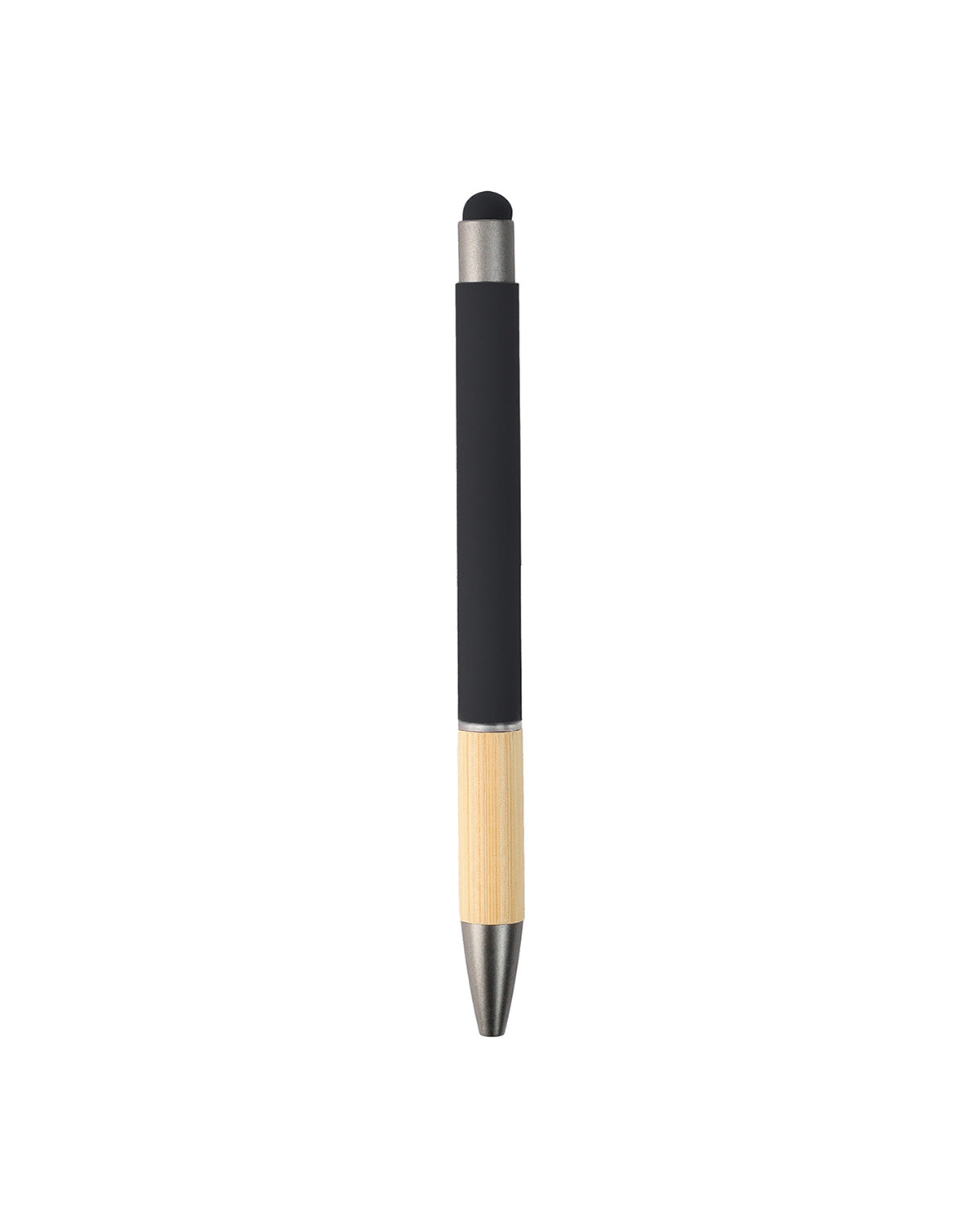 Metal Ball Pen with Bamboo Grip – custom branded corporate gift, Kaaf Creations UAE
