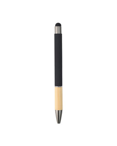 Metal Ball Pen with Bamboo Grip – custom branded corporate gift, Kaaf Creations UAE