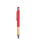 Metal Ball Pen with Bamboo Grip – custom branded corporate gift, Kaaf Creations UAE
