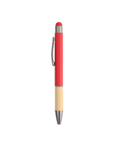 Metal Ball Pen with Bamboo Grip – custom branded corporate gift, Kaaf Creations UAE