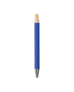Metal Ball Pen with Bamboo Button – custom branded corporate gift, Kaaf Creations UAE