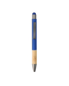 Metal Ball Pen with Bamboo Grip – custom branded corporate gift, Kaaf Creations UAE
