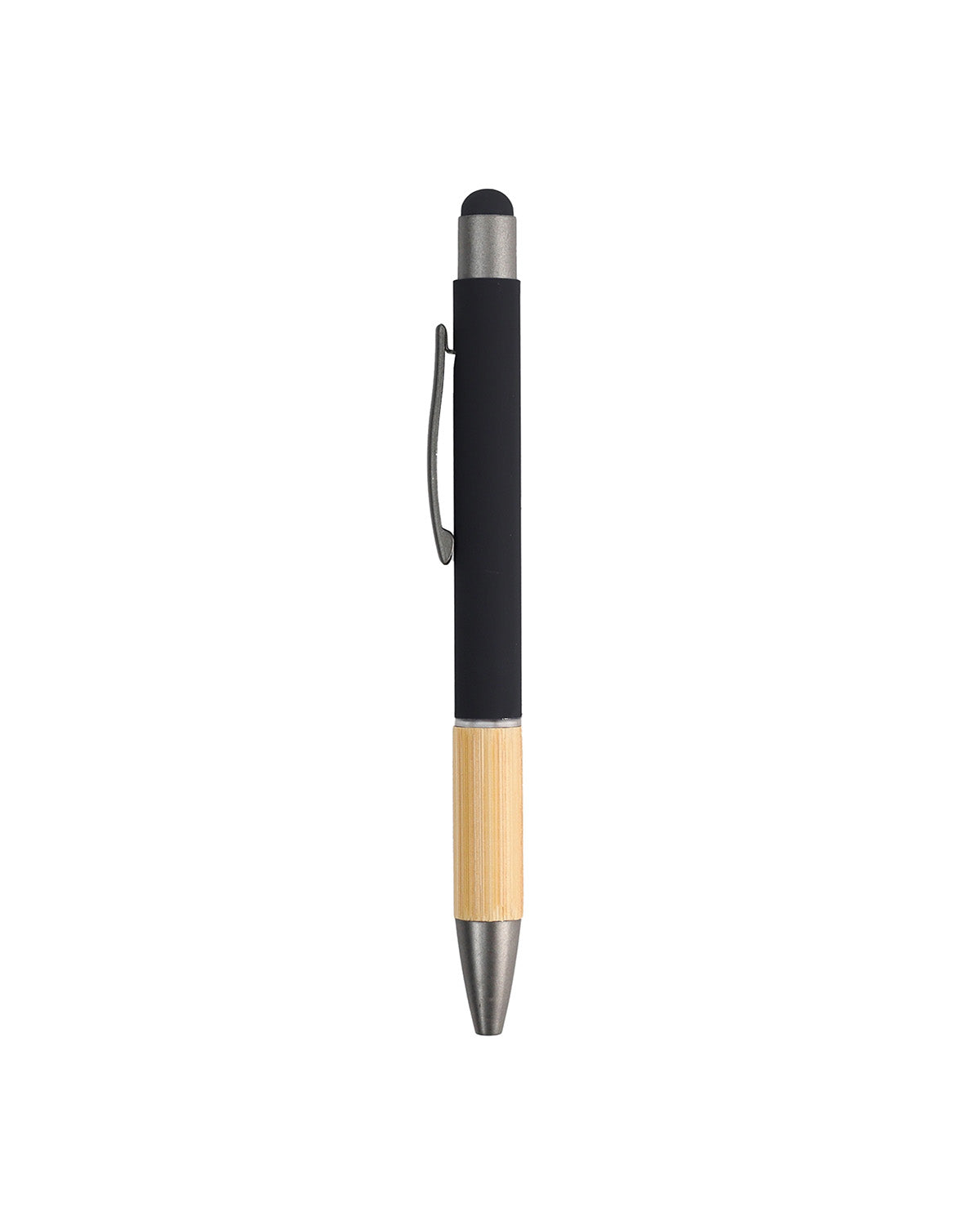 Metal Ball Pen with Bamboo Grip – custom branded corporate gift, Kaaf Creations UAE
