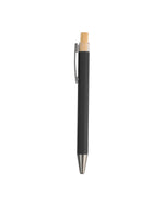 Metal Ball Pen with Bamboo Button – custom branded corporate gift, Kaaf Creations UAE