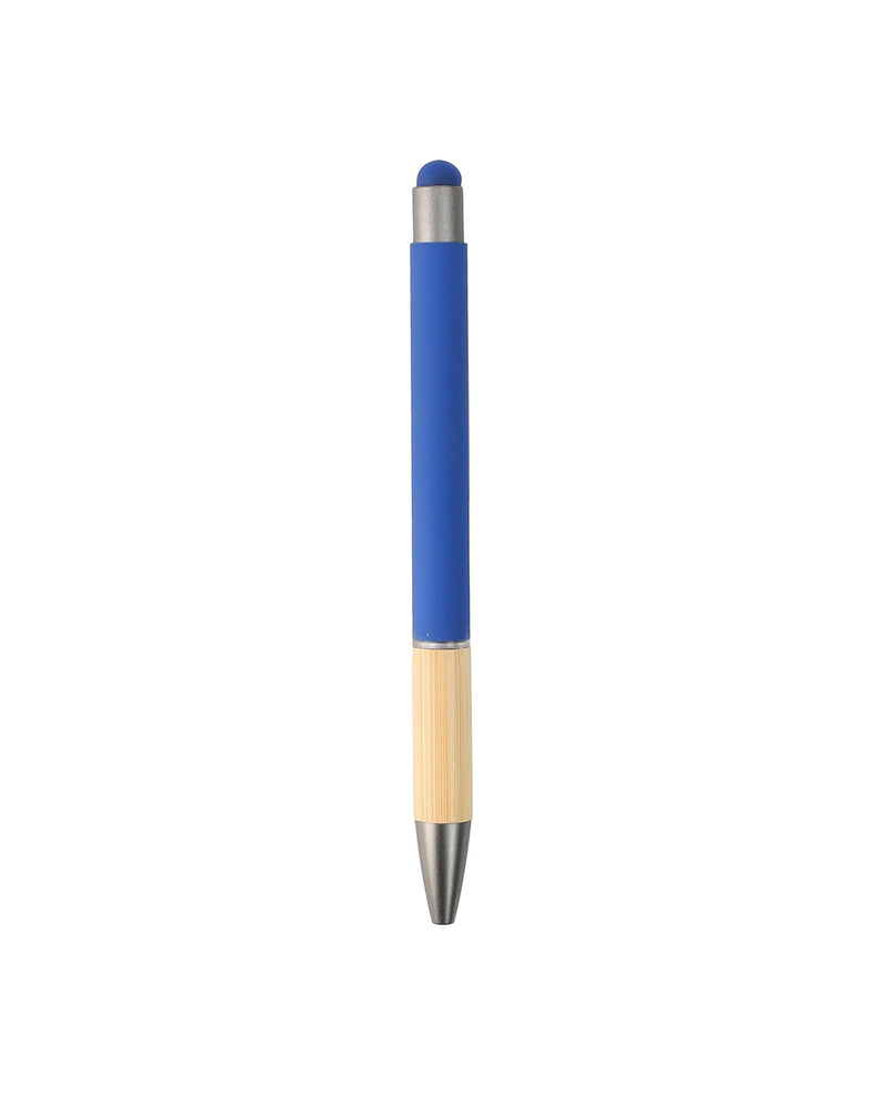 Metal Ball Pen with Bamboo Grip – custom branded corporate gift, Kaaf Creations UAE
