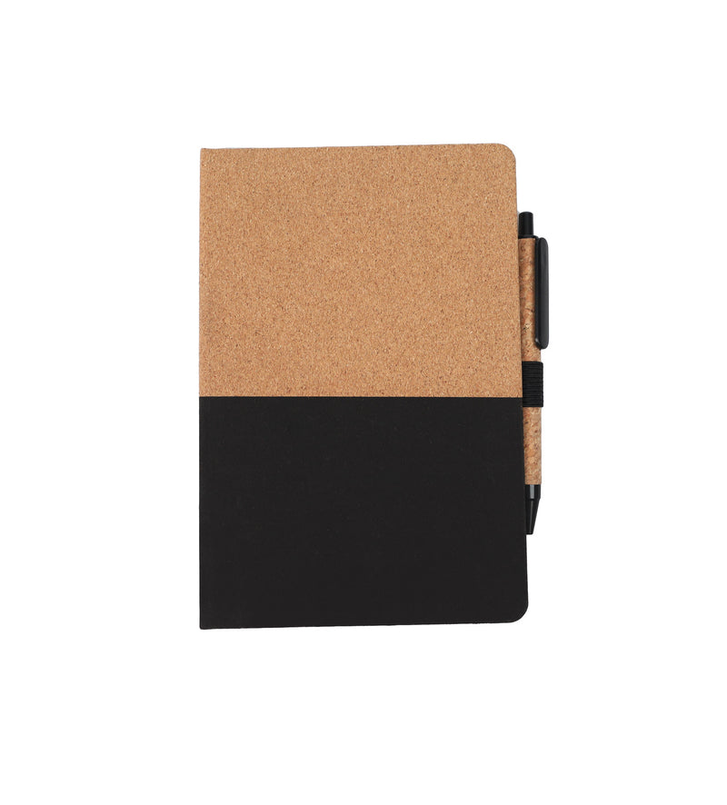 Cork Notebook & Pen Corporate Gift Set – custom branded corporate gift, Kaaf Creations UAE