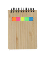 Mini Bamboo Notebook with Memo Pad – custom branded corporate gift, Kaaf Creations UAE