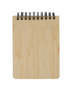 Mini Bamboo Notebook with Memo Pad – custom branded corporate gift, Kaaf Creations UAE
