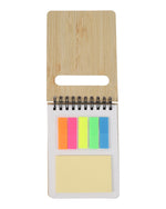 Mini Bamboo Notebook with Memo Pad – custom branded corporate gift, Kaaf Creations UAE