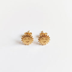 Happy Sun stud earrings