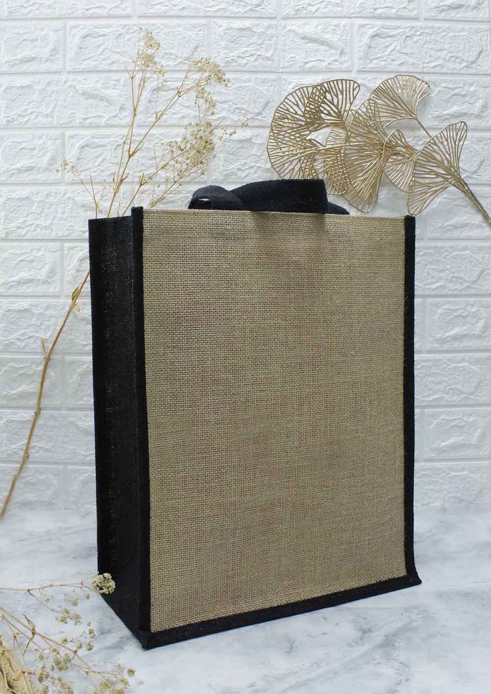 Jute Bag Vertical – custom branded corporate gift, Kaaf Creations UAE