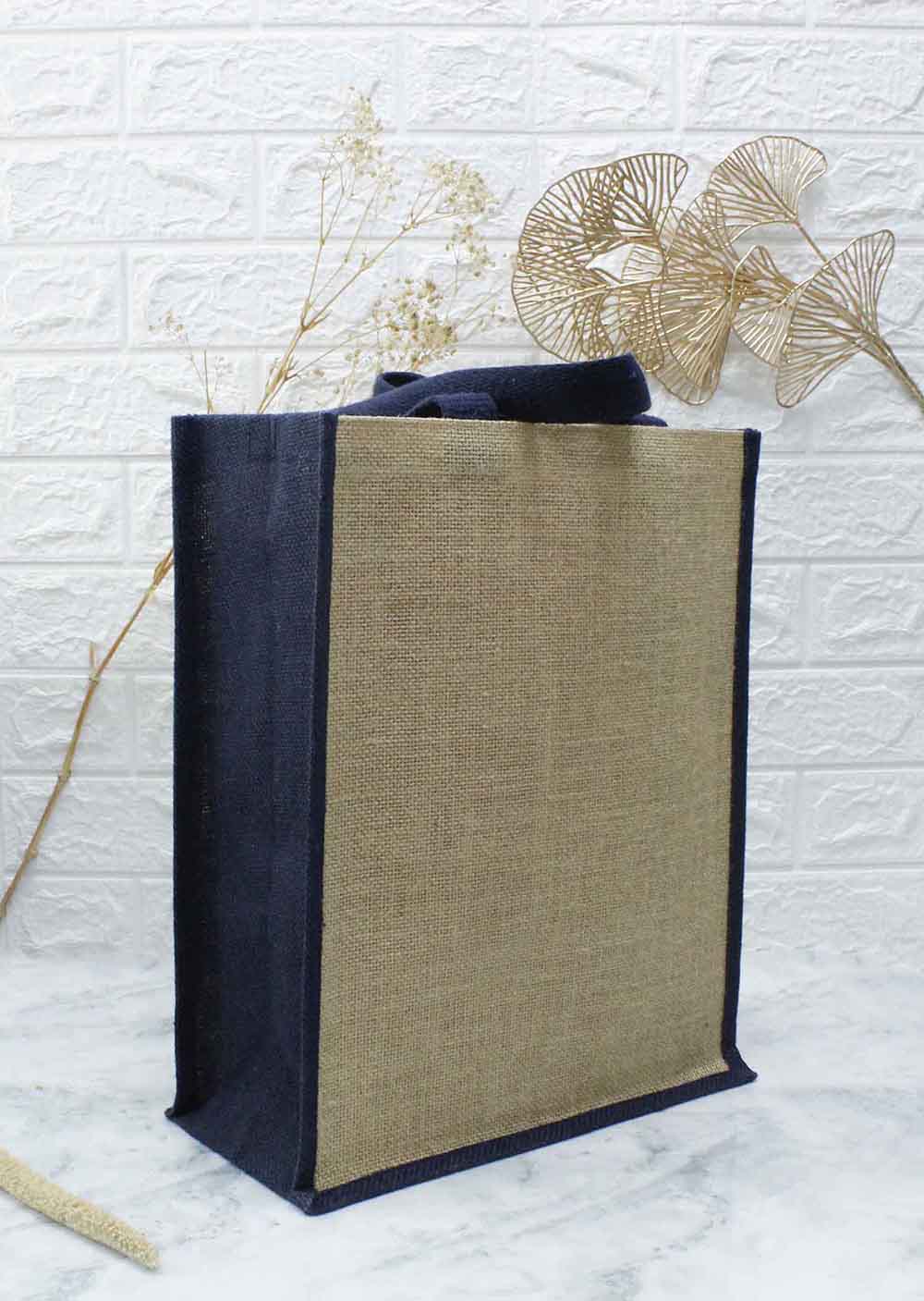 Jute Bag Vertical – custom branded corporate gift, Kaaf Creations UAE