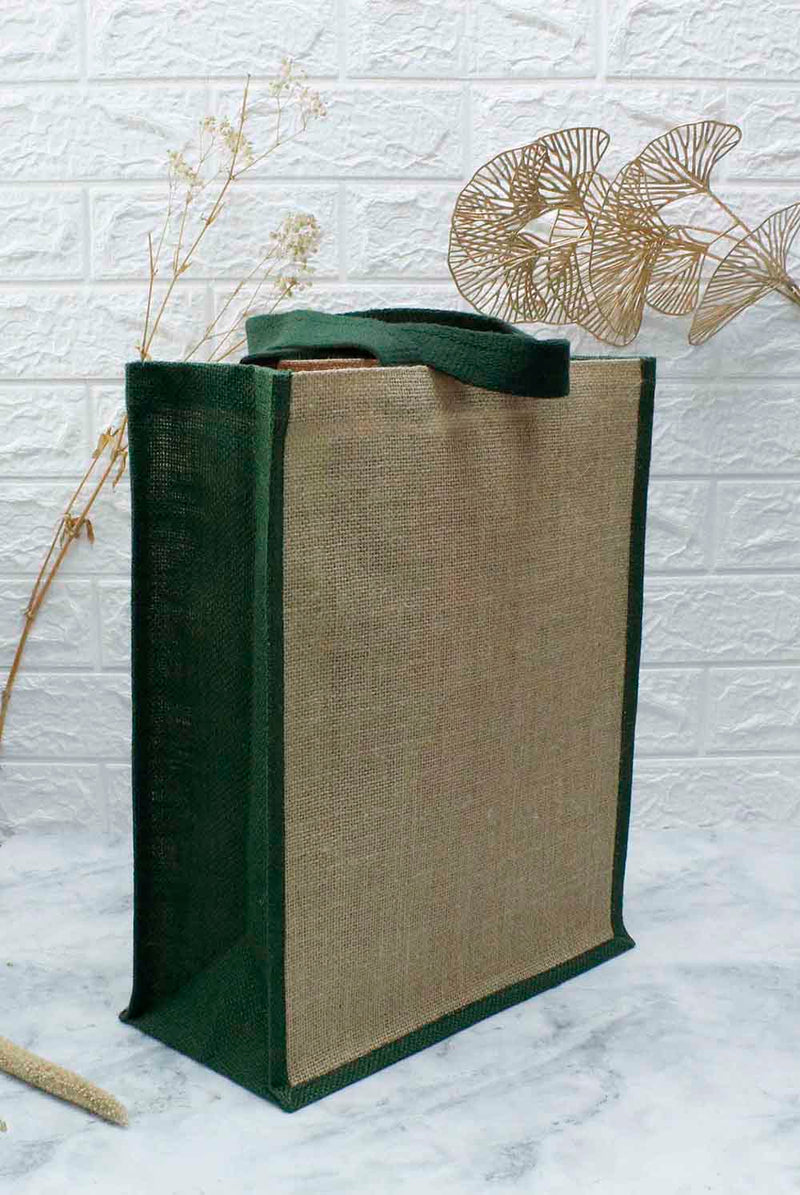 Jute Bag Vertical – custom branded corporate gift, Kaaf Creations UAE