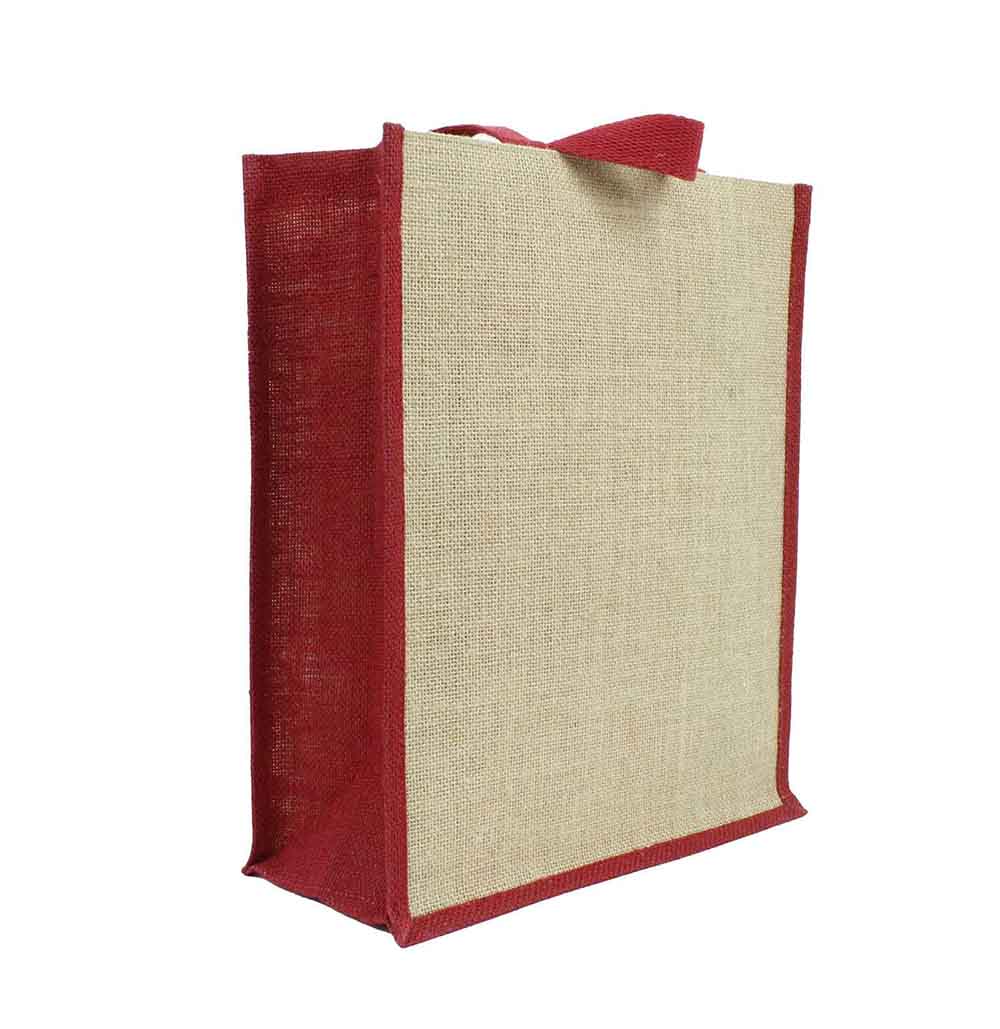 Jute Bag Vertical – custom branded corporate gift, Kaaf Creations UAE