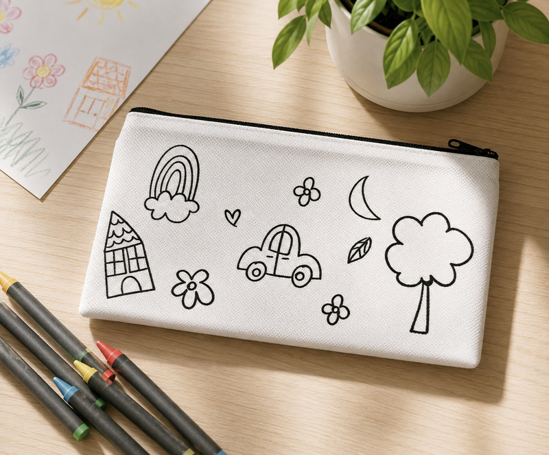 Pouch Drawing Kit – custom branded corporate gift, Kaaf Creations UAE