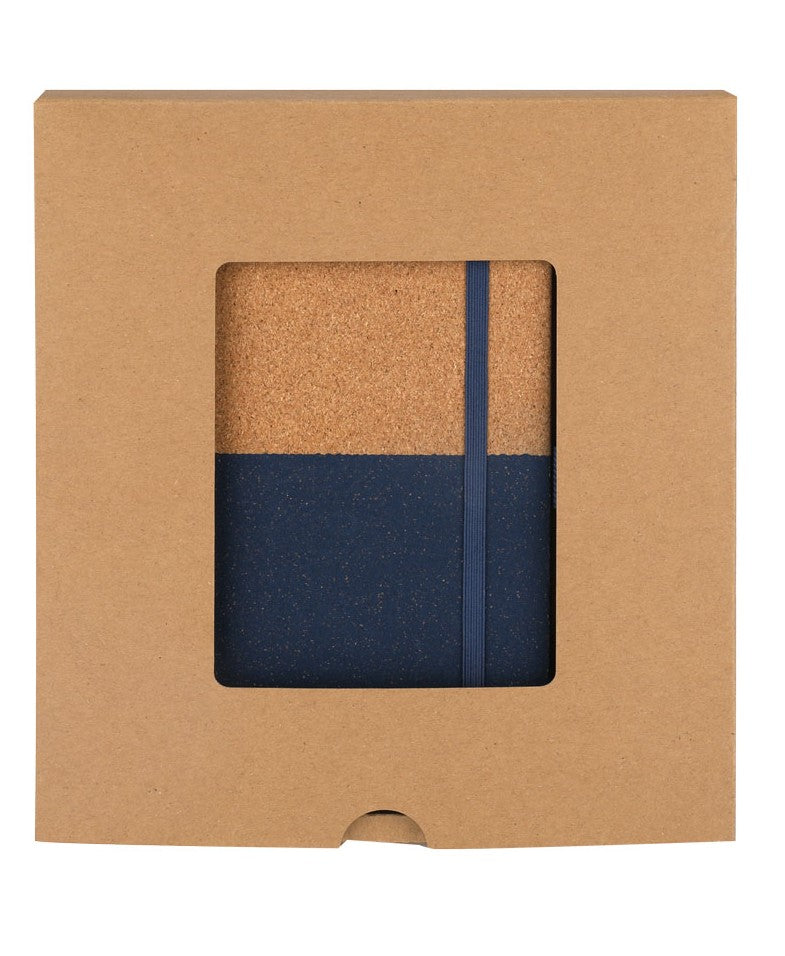 Cork Notebook & Pen Corporate Gift Set – custom branded corporate gift, Kaaf Creations UAE