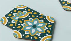 Sublimation Cork Tea Coaster - Square – custom branded corporate gift, Kaaf Creations UAE